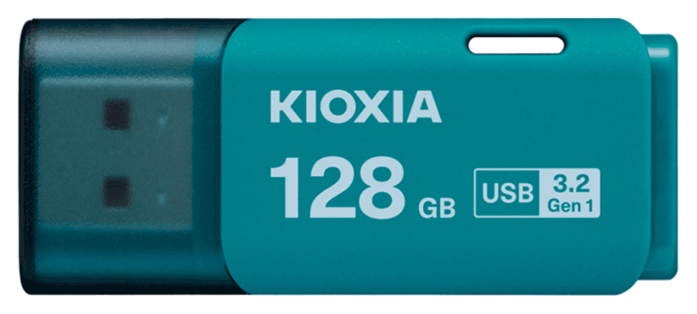 Kioxia LU301L128GG4 unidad flash USB 128 GB USB tipo A 3.2 Gen 1 (3.1 Gen 1) Azul