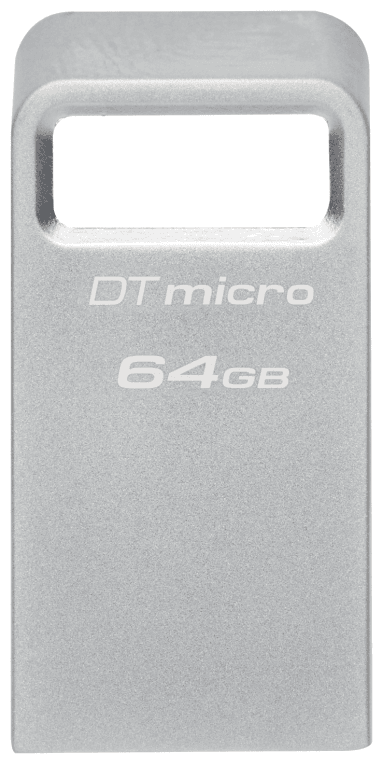 Kingston Technology DataTraveler 64GB Micro 200MB/s Metal USB 3.2 Gen 1