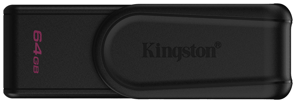 Kingston Technology DataTraveler 64GB Portable USB 3.2 Gen 1 Exodia S (Black/Black)