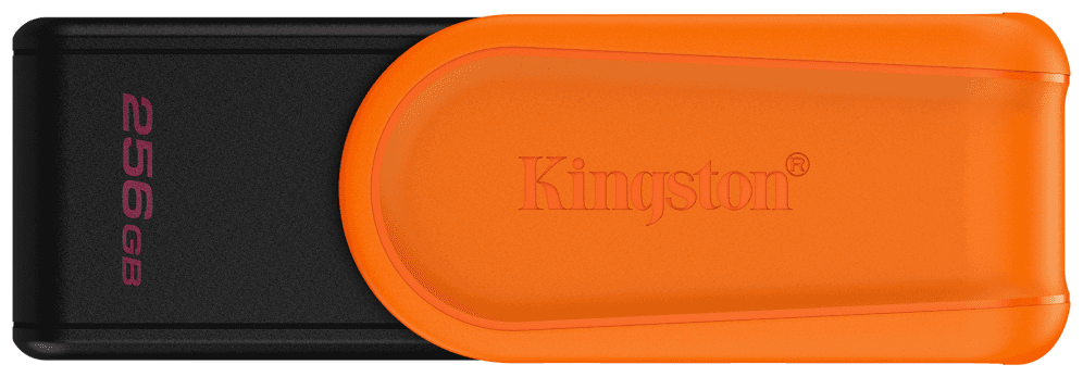 Kingston Technology DataTraveler 256GB Portable USB 3.2 Gen 1 Exodia S (Black/Orange)
