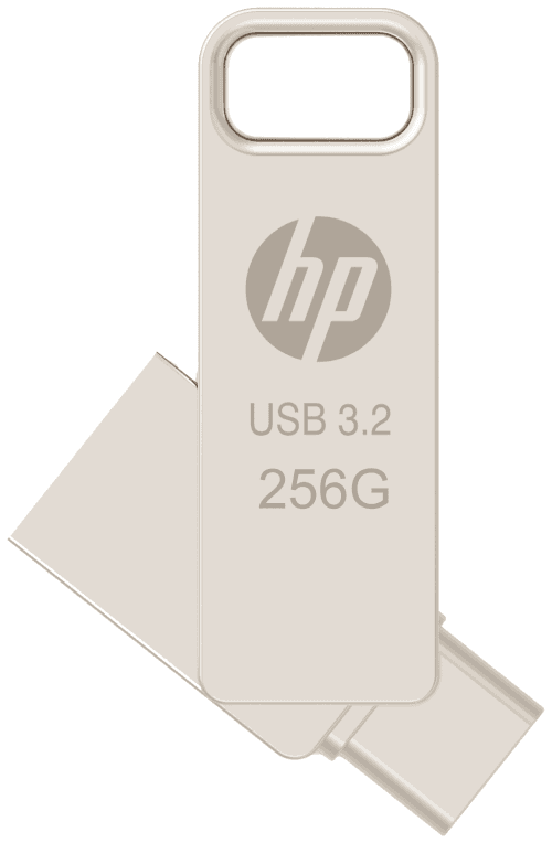 HP HPFD206C-256 unidad flash USB 256 GB USB Type-A / USB Type-C 3.2 Gen 2 (3.1 Gen 2) Plata