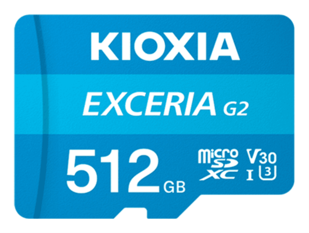 Kioxia LMEX2L512GG2 memoria flash 512 GB MicroSDHC UHS-III Clase 10