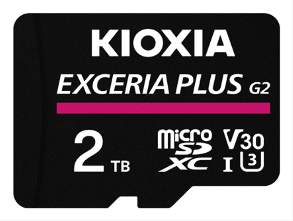 Kioxia LMPL2M002TG2 memoria flash 2 TB MicroSDXC UHS-I Clase 10