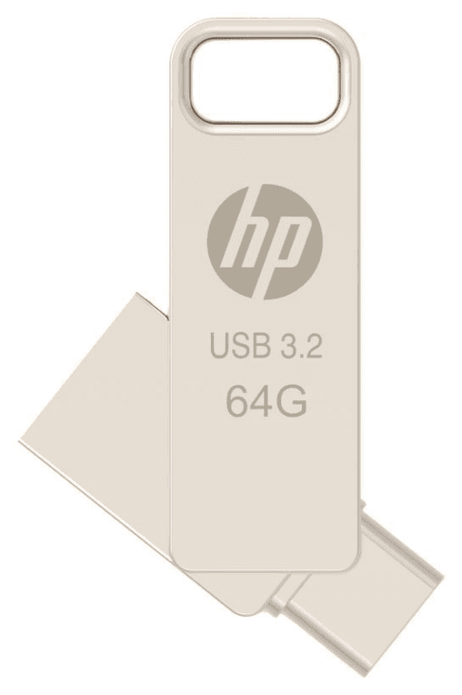 PNY HP x206C unidad flash USB 64 GB USB Type-A / USB Type-C 3.2 Gen 1 (3.1 Gen 1) Plata