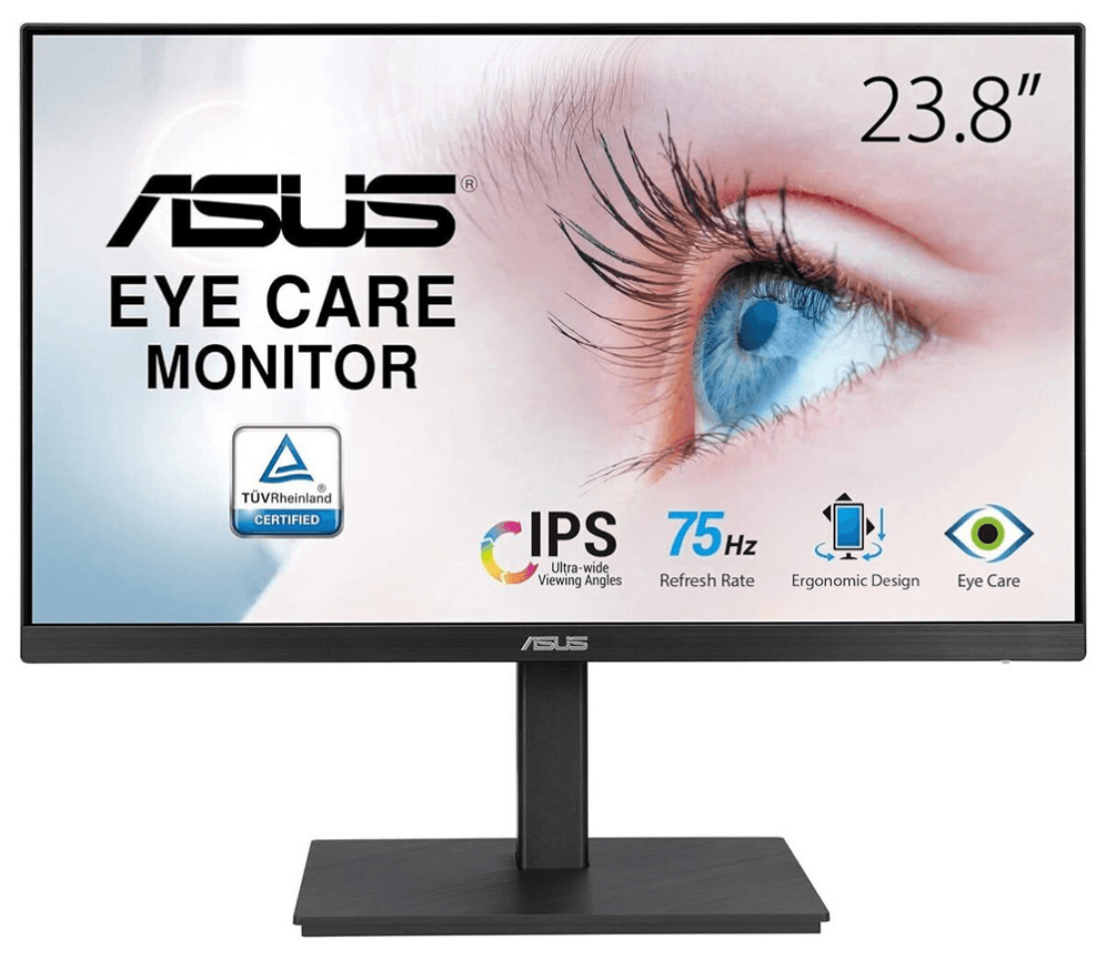 ASUS VA24EQSB pantalla para PC 60,5 cm (23.8") 1920 x 1080 Pixeles Full HD LED Negro