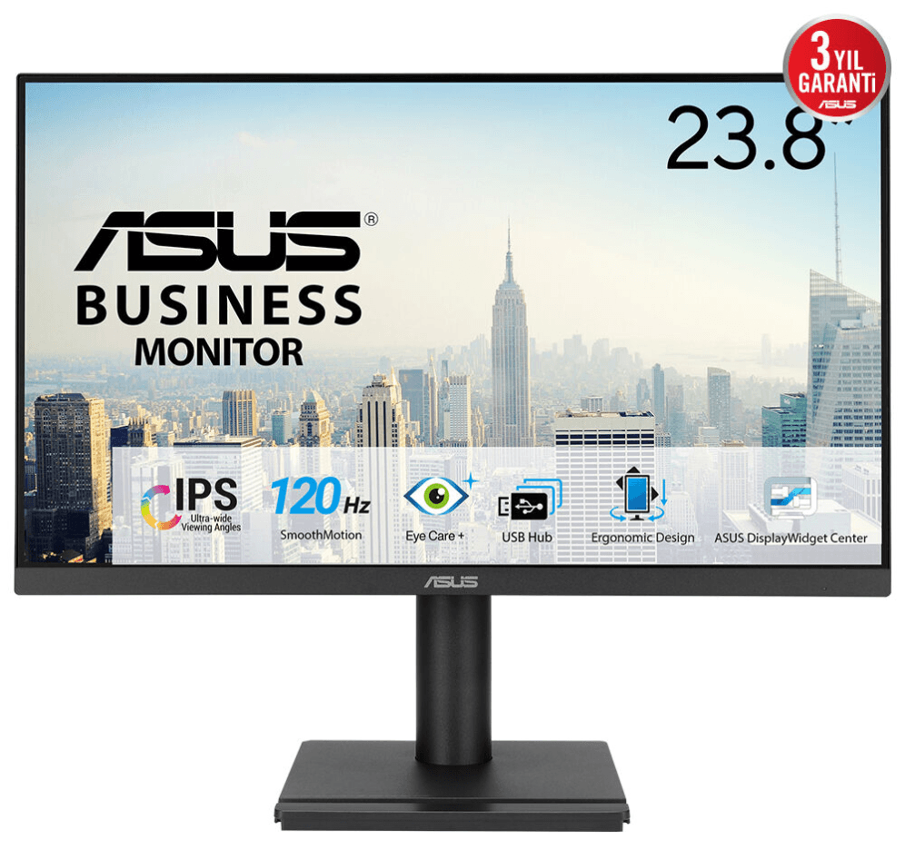 ASUS VA249QGS pantalla para PC 60,5 cm (23.8") 1920 x 1080 Pixeles Full HD LED Negro