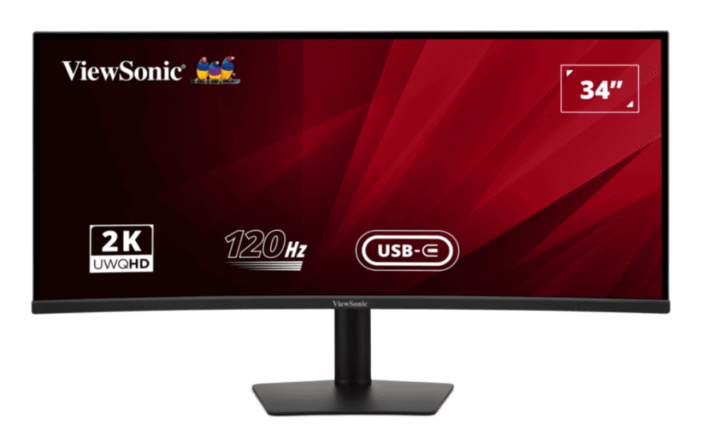 Viewsonic VA VA3420C pantalla para PC 86,4 cm (34") 3440 x 1440 Pixeles UltraWide Quad HD LED Negro