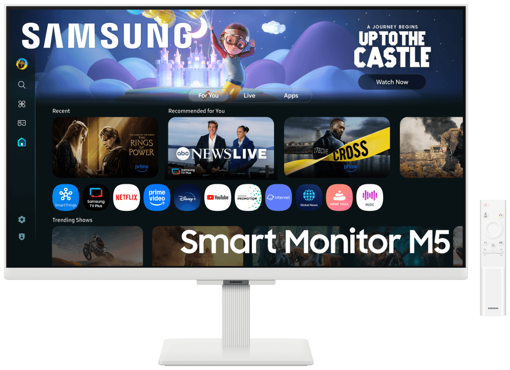 Samsung M5 M50F pantalla para PC 68,6 cm (27") 1920 x 1080 Pixeles Full HD LCD Blanco