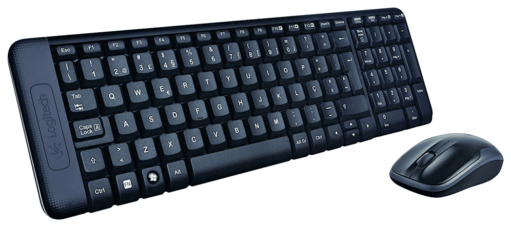 Logitech Wireless Combo MK220 teclado Ratón incluido Oficina USB Español Negro