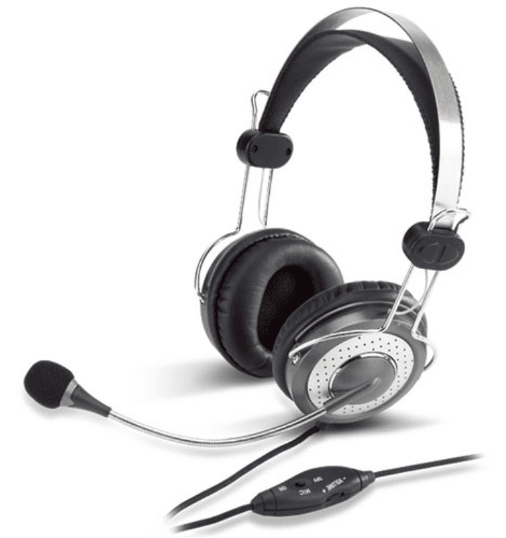 Genius Computer Technology HS-04SU Auriculares Alámbrico Diadema Oficina/Centro de llamadas Plata
