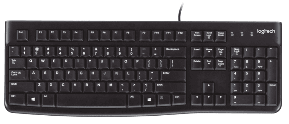 Logitech Keyboard K120 for Business teclado Universal USB QWERTY Español Negro
