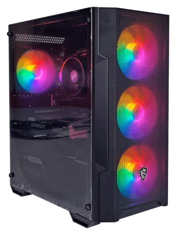 VIZZIO OR12471076 PC AMD Ryzen™ 5 5500 16 GB DDR4-SDRAM 1 TB SSD NVIDIA GeForce RTX 5060 Windows 11 Home (versión de prueba preinstalada) Mini Tower Negro