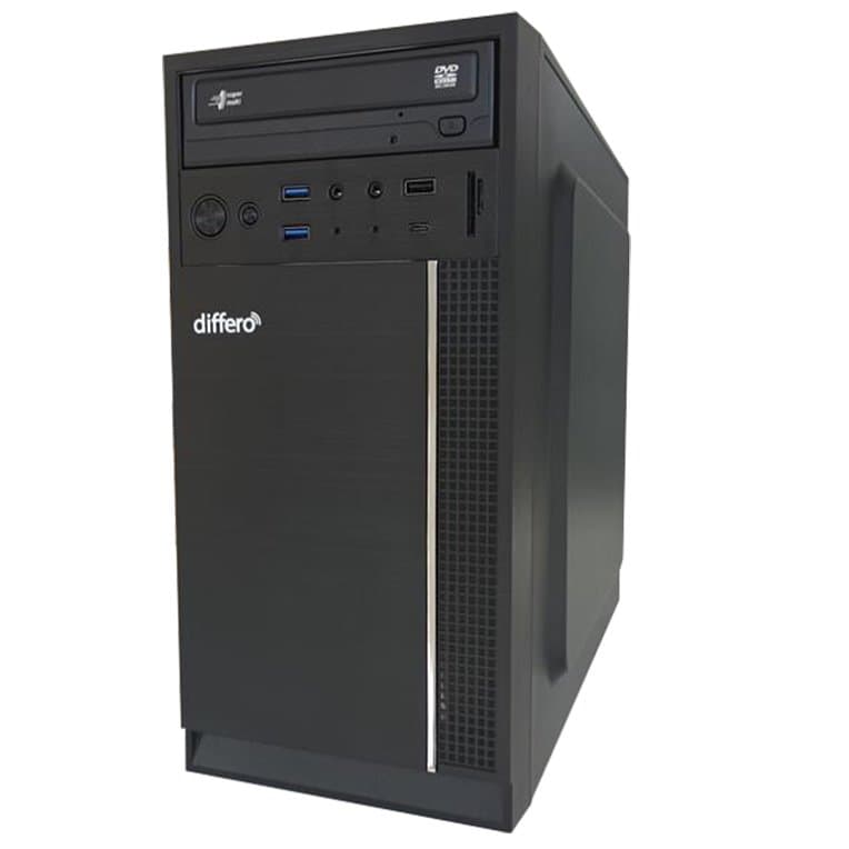 differo PC V15 I5 12400 16GB SSD 1TB NVME NO DVD HPA3 USB-C TRASERO