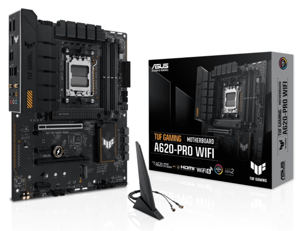ASUS TUF GAMING A620-PRO WIFI AMD A620 Zócalo AM5 ATX