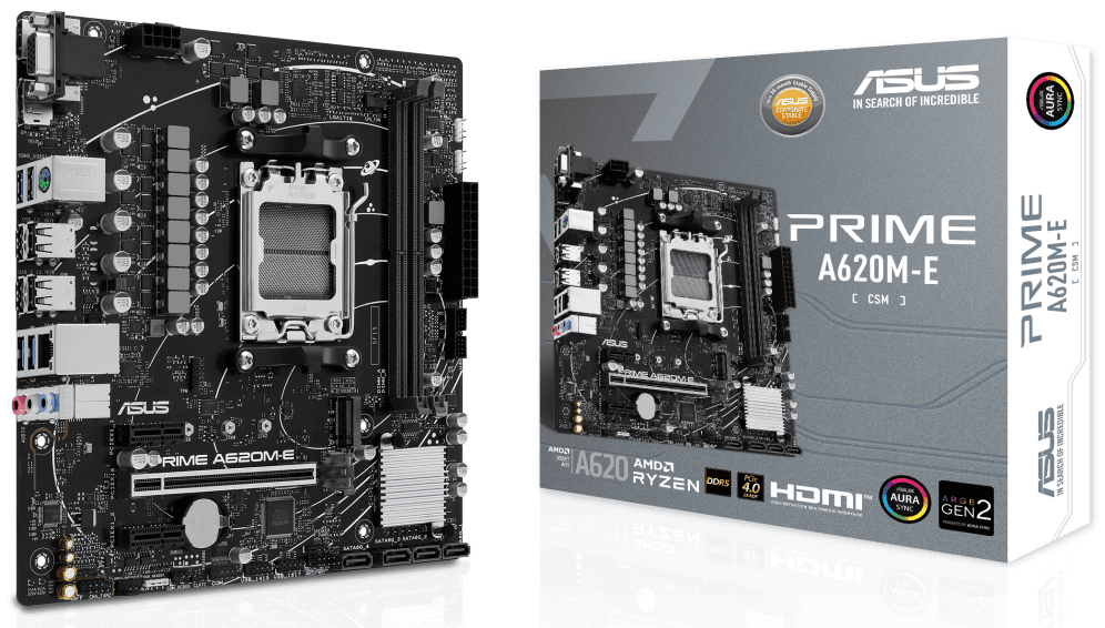 ASUS PRIME A620M-E-CSM AMD A620 Zócalo AM5 micro ATX