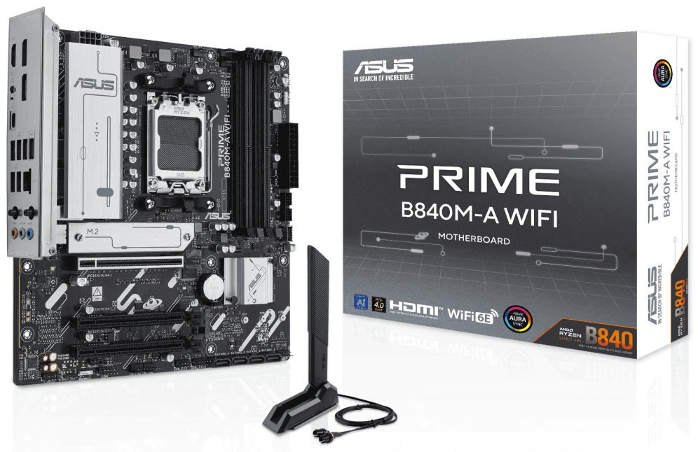 ASUS PRIME B840M-A WIFI AMD B840 Zócalo AM5 micro ATX