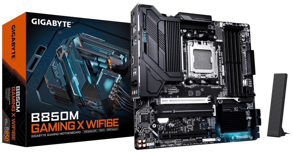 GIGABYTE B850M GAMING X WIFI6E AMD B850 Zócalo AM5 micro ATX