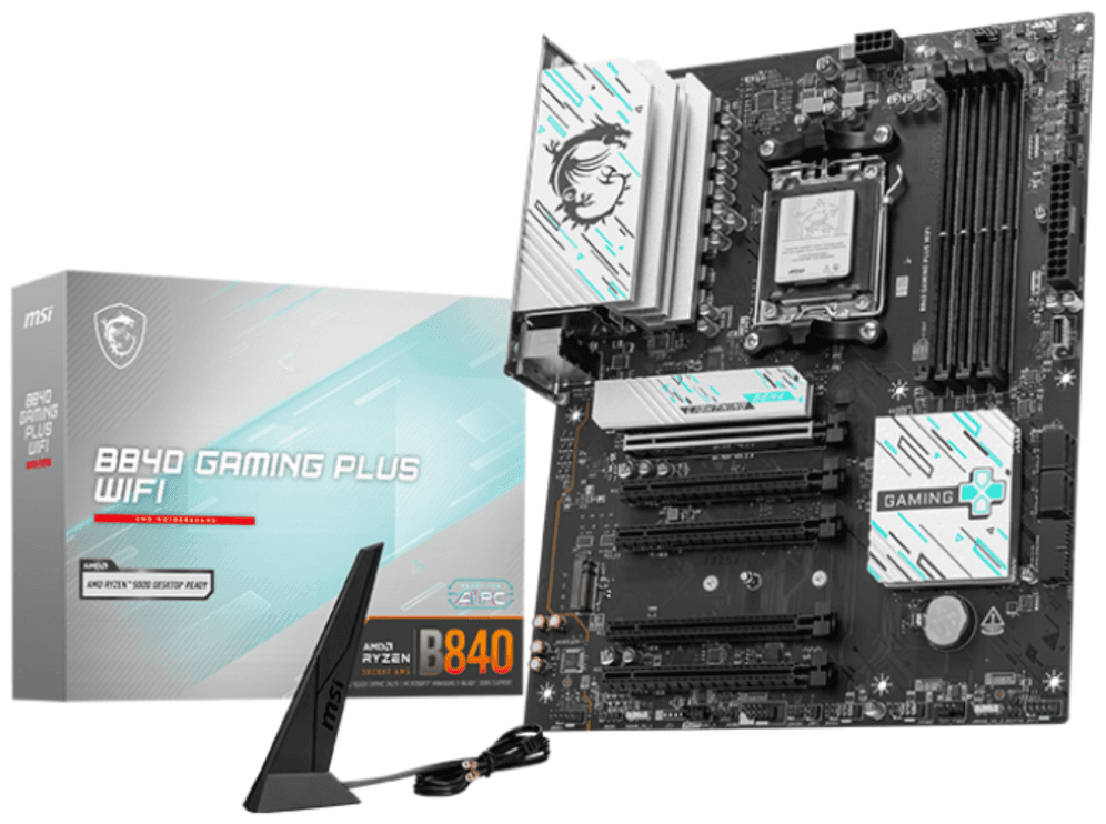 MSI B840 GAMING PLUS WIFI placa base AMD B840 Zócalo AM5 ATX