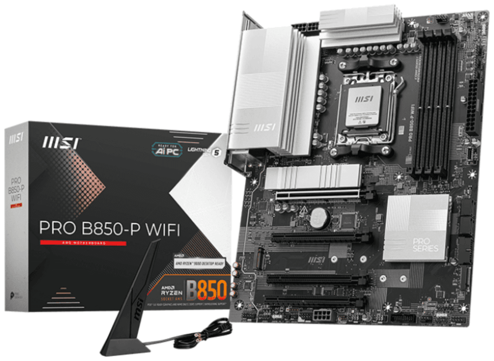 MSI PRO B850-P WIFI placa base AMD B850 Zócalo AM5 ATX