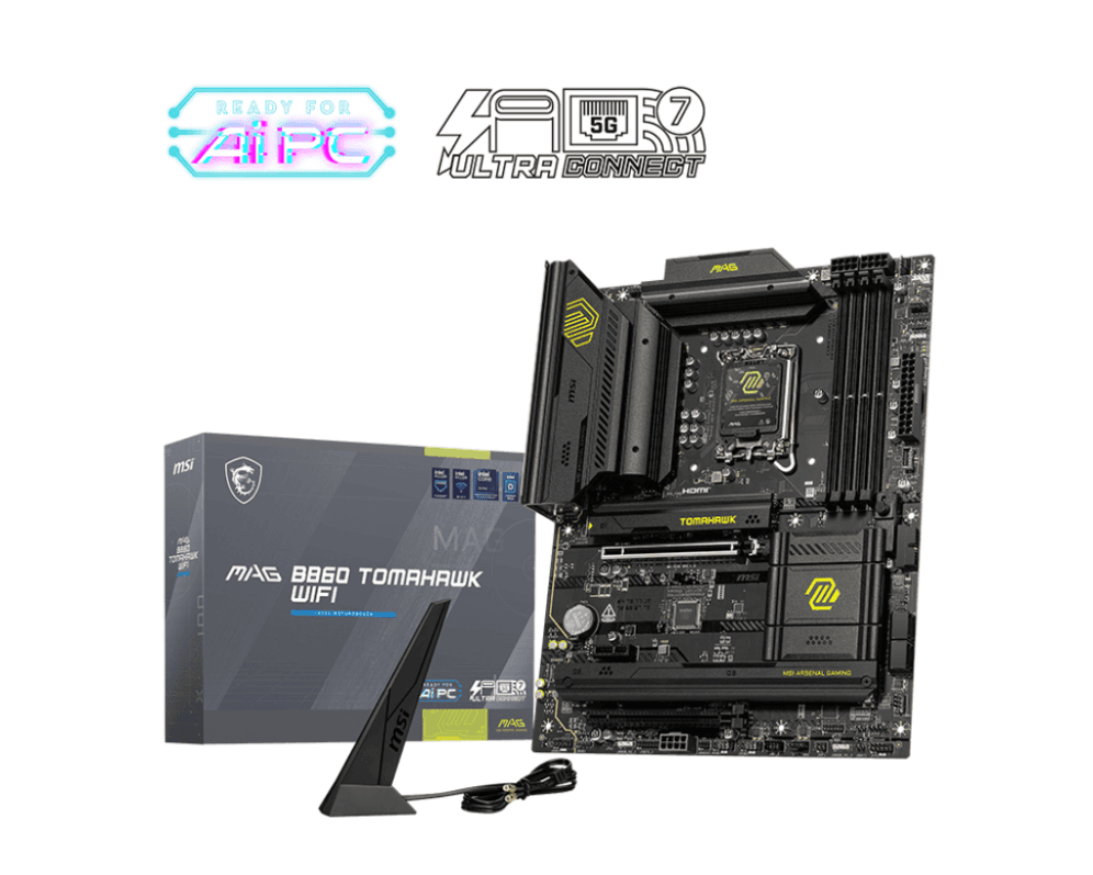 MSI MAG B860 TOMAHAWK WIFI placa base Intel B860 LGA 1851 (Socket V1) ATX