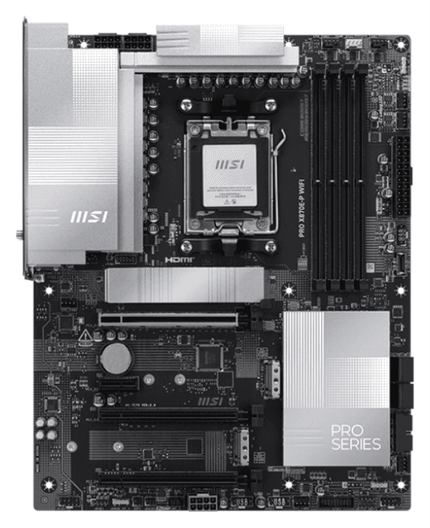 MSI PRO X870E-P WIFI placa base AMD X870E Zócalo AM5 ATX