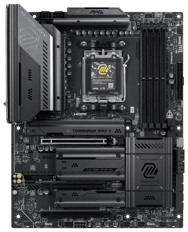 MSI MAG B850 TOMAHAWK MAX WIFI II placa base AMD B850 Zócalo AM5 ATX