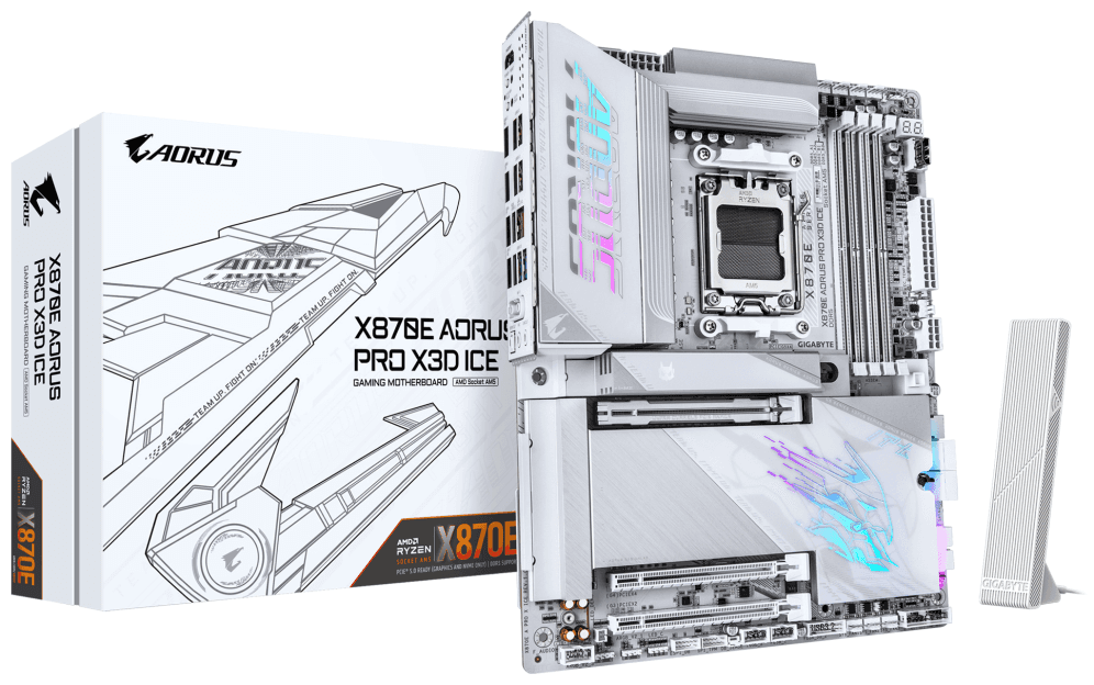 GIGABYTE X870E AORUS PRO X3D ICE Placa Base