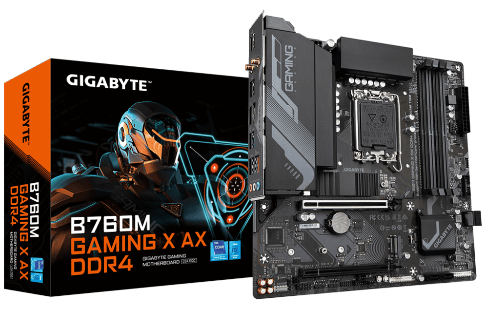 GIGABYTE B760M GAMING X AX DDR4 placa base Intel B760 Express LGA 1700 micro ATX