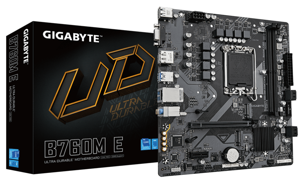 GIGABYTE B760M E placa base Intel B760 LGA 1700 micro ATX