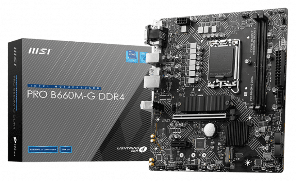 MSI PRO B660M-G DDR4 Intel B660 LGA 1700 micro ATX