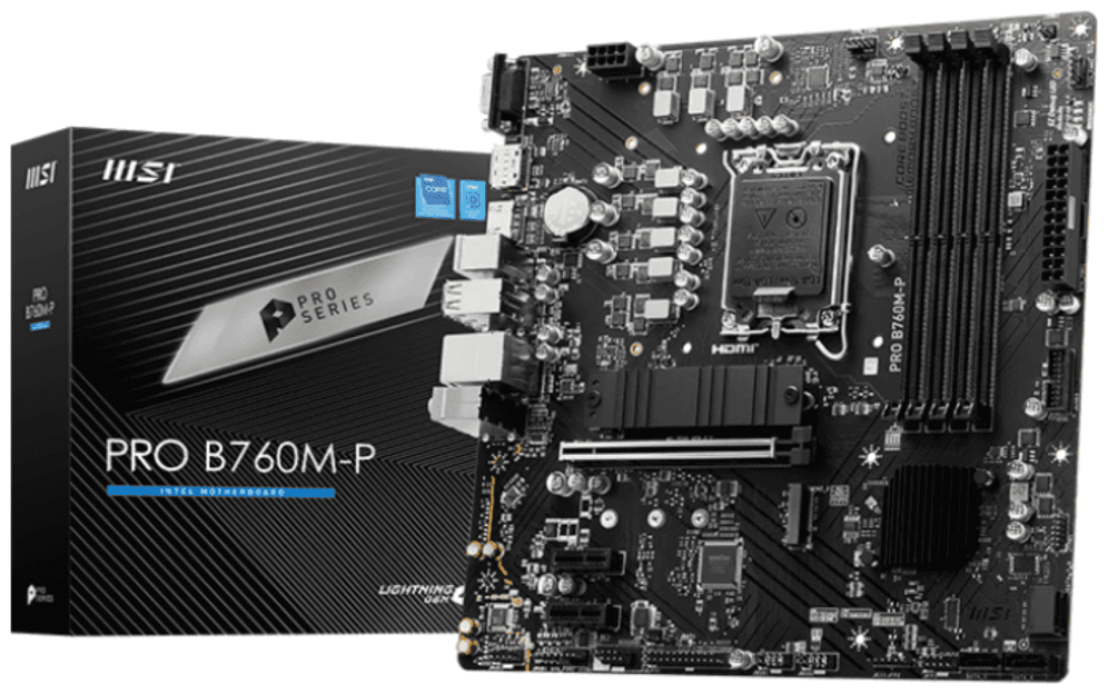 MSI PRO B760M-P placa base Intel B760 LGA 1700 micro ATX