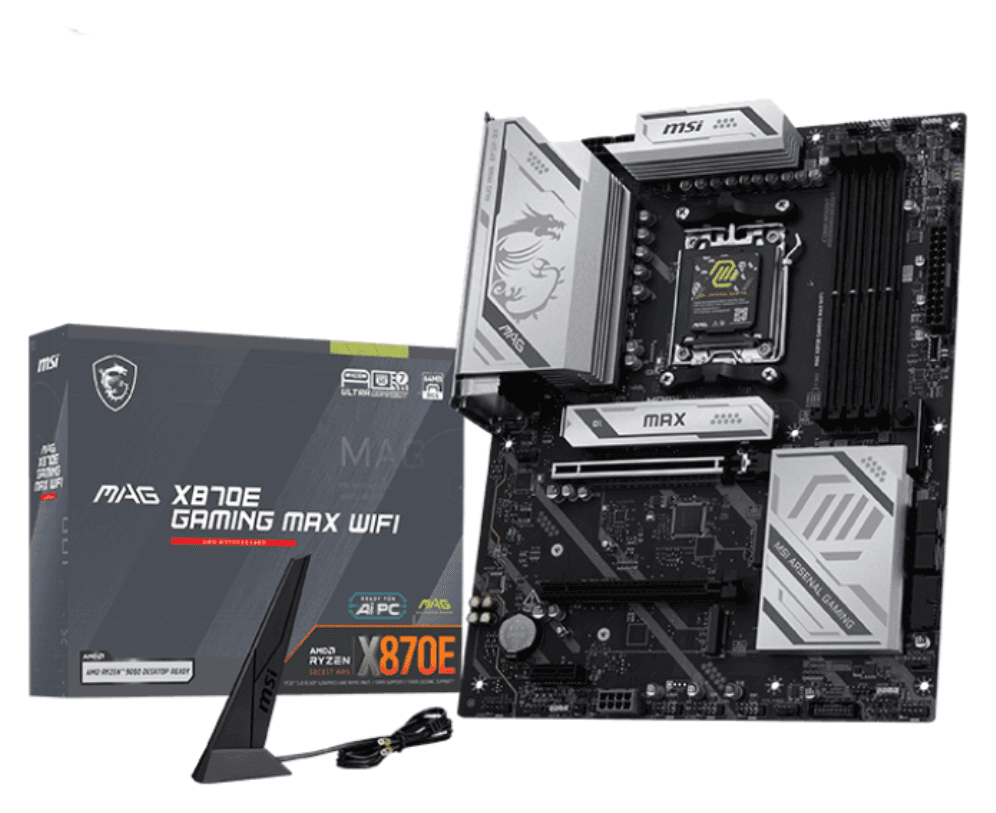 MSI MAG X870E GAMING MAX WIFI placa base AMD X870E Zócalo AM5 ATX