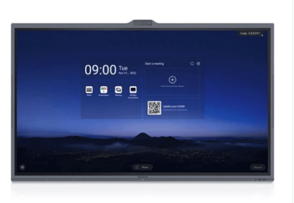 MAXHUB V6530 pantalla para sala de reuniones 165,1 cm (65") 3840 x 2160 Pixeles LED Negro