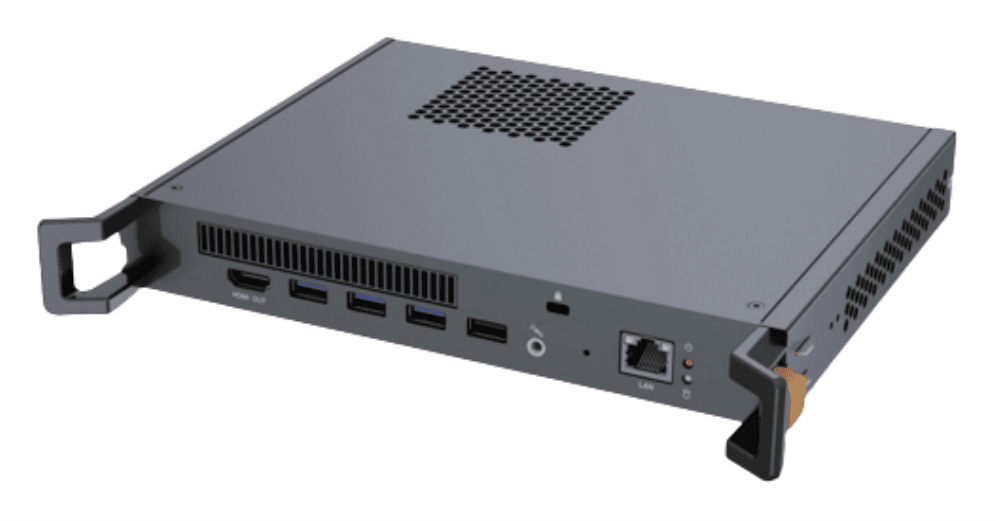 MAXHUB MT61N-I7 PCs/estación de trabajo Intel® Core™ i7 16 GB DDR4-SDRAM 256 GB Windows 10 IoT Mini PC Negro