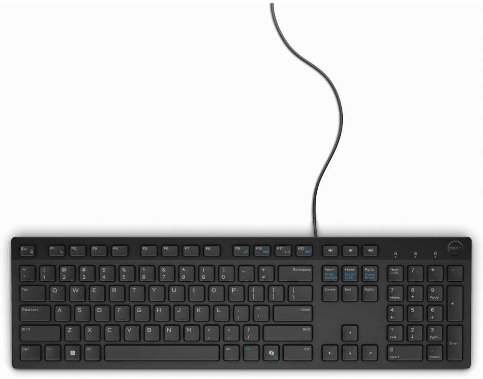 DELL Teclado con cable - KB216 - español (QWERTY) - negro