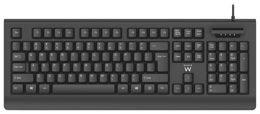 Ewent EW3286 teclado Universal USB QWERTY Español Negro