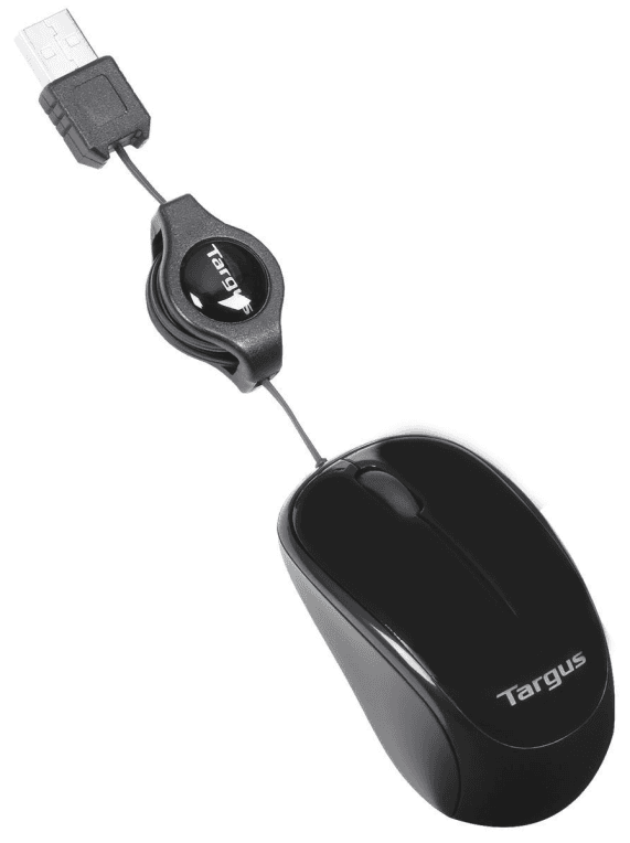 Targus AMU75EU ratón Viajes Ambidextro USB tipo A 1000 DPI