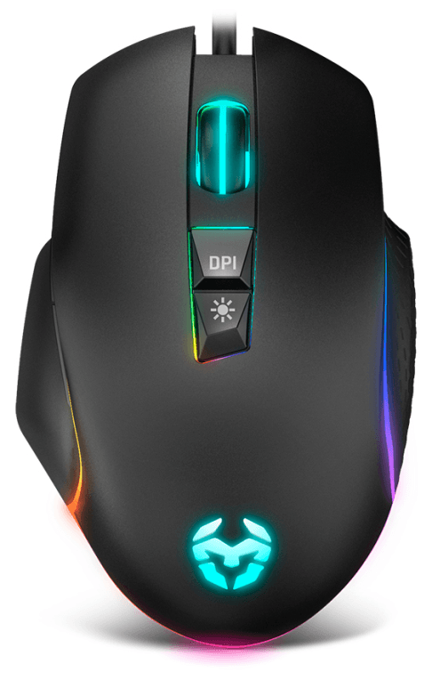 Krom Keos ratón Juego mano derecha USB tipo A Óptico 6400 DPI