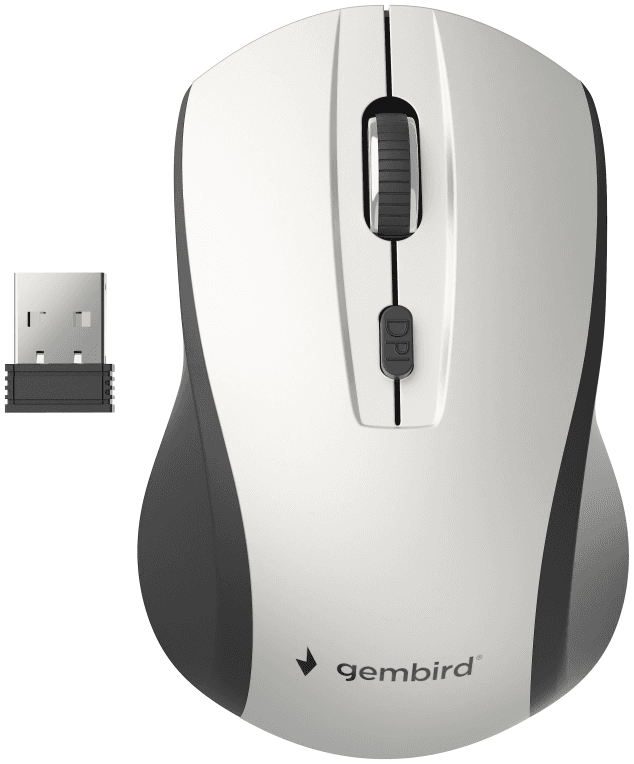 Gembird MUSW-4B-02-BS ratón Oficina Ambidextro RF inalámbrico Óptico 1600 DPI