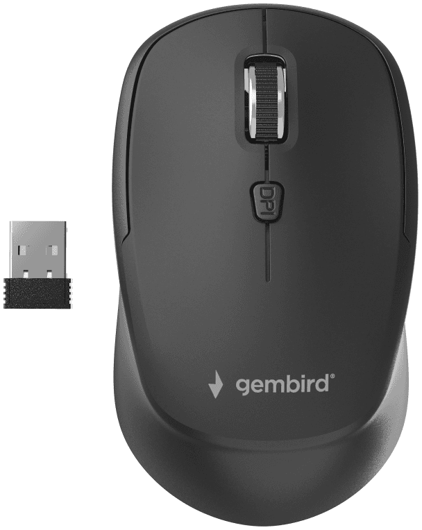Gembird MUSW-4B-05 ratón Oficina RF inalámbrico Óptico 1600 DPI