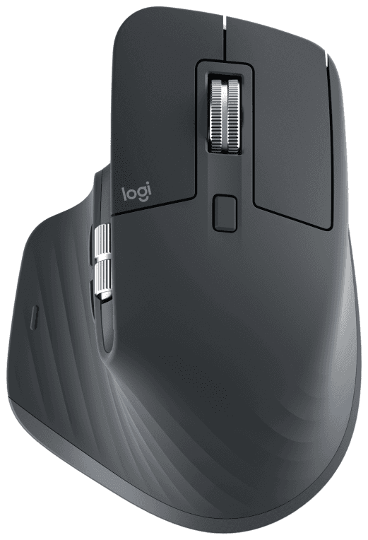 Logitech MX Master 3S, ratón inalámbrico de alto rendimiento con desplazamiento ultrarrápido, Ergo, 8000 DPI, seguimiento sobre cristal, clics discretos, Bluetooth, Windows, Linux y Chrome