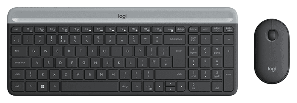 Logitech 920-009198 teclado Ratón incluido Universal RF inalámbrico QWERTY Español Grafito