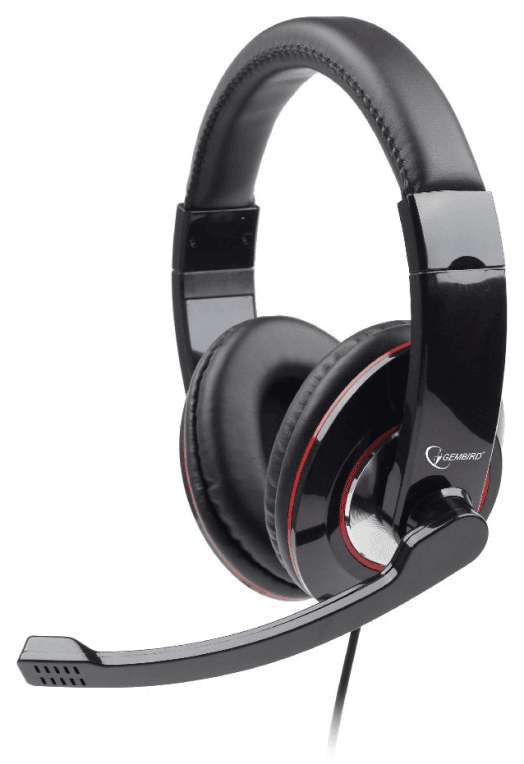 Gembird MHS-U-001 auricular y casco Auriculares Alámbrico Diadema Llamadas/Música Negro