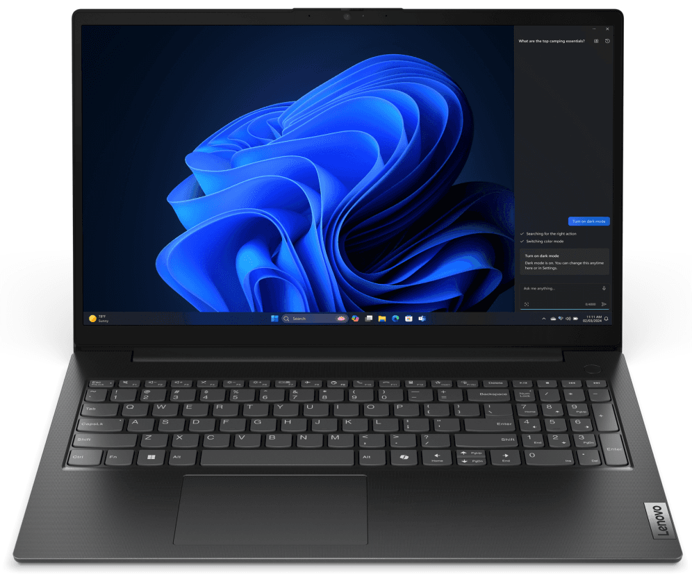 Lenovo V15 G5 IRL Intel® Core™ i5 i5-13420H Portátil 39,6 cm (15.6") Full HD 16 GB DDR5-SDRAM 512 GB SSD Wi-Fi 6 (802.11ax) Windows 11 Home Español Negro