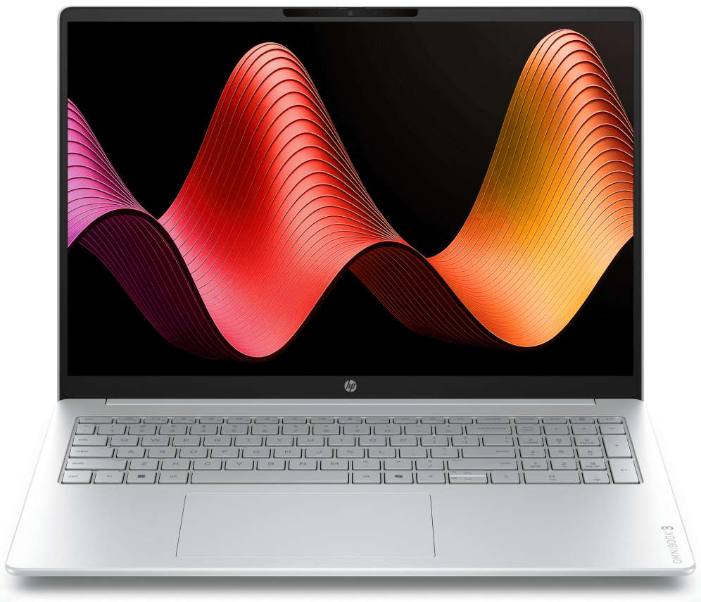 HP OmniBook 3 16-bu0067ns Intel Core 5 120U Portátil 40,6 cm (16") 2K 8 GB DDR5-SDRAM 512 GB SSD Wi-Fi 6 (802.11ax) FreeDOS Gris, Plata