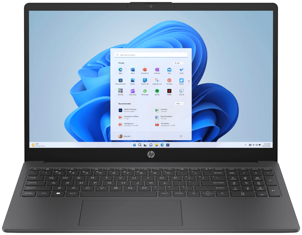 HP 15-fd1002nsx Intel® Core™ i7 150U Portátil 39,6 cm (15.6") Full HD 16 GB DDR4-SDRAM 512 GB SSD Wi-Fi 6 (802.11ax) Windows 11 Home Plata