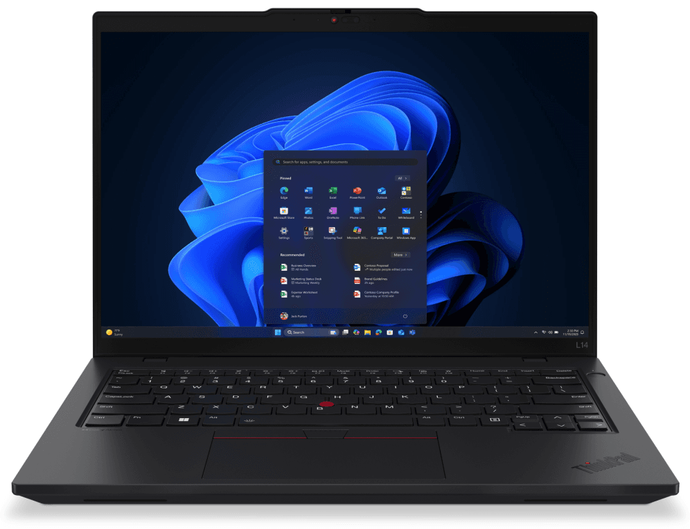 Lenovo ThinkPad L14 Gen 6 (Intel) Intel Core Ultra 7 255U Portátil 35,6 cm (14") WUXGA 16 GB DDR5-SDRAM 512 GB SSD Wi-Fi 6E (802.11ax) Windows 11 Pro Español Negro