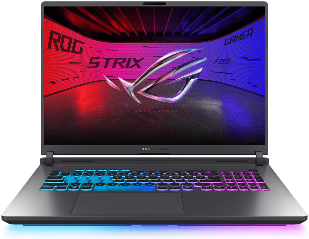 ASUS ROG Strix G18 G815JMR-S8051 - Ordenador Portátil Gaming de 18" WUXGA 144Hz (Intel Core i7-14650HX, 32GB RAM, 1TB SSD, NVIDIA RTX 5060 8GB, Sin Sistema Operativo) Gris Eclipse - Teclado QWERTY español