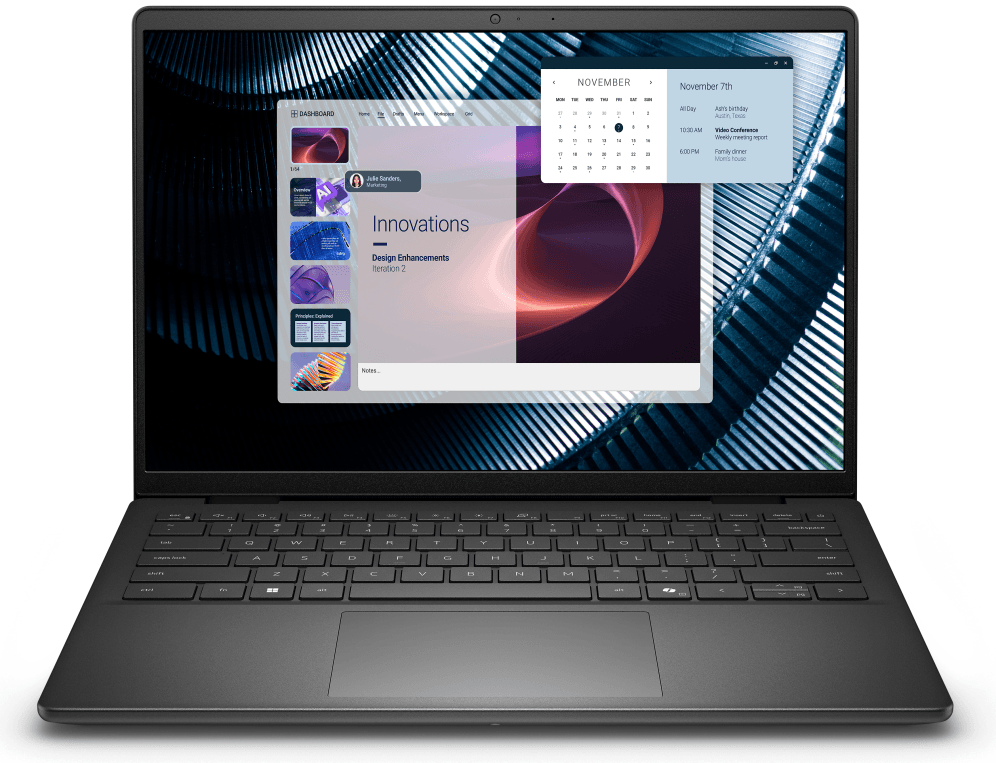 DELL Pro 14 Essential PV14250 Intel Core 7 150U Portátil 35,6 cm (14") Full HD+ 16 GB DDR5-SDRAM 1 TB SSD Wi-Fi 6 (802.11ax) Windows 11 Pro Español Negro