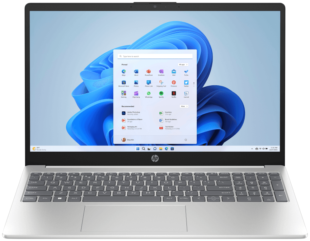 HP 15-fd0359ns Intel® Core™ i3 i3-N305 Portátil 39,6 cm (15.6") Full HD 8 GB DDR4-SDRAM 512 GB SSD Wi-Fi 6 (802.11ax) Windows 11 Home Blanco